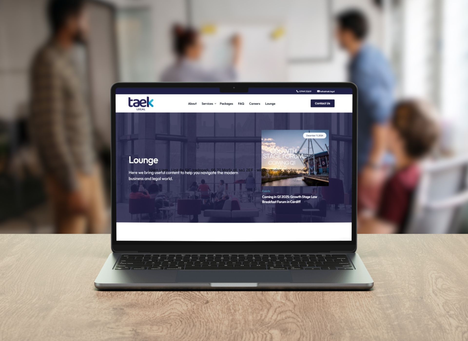 taek legal, fintech legal company